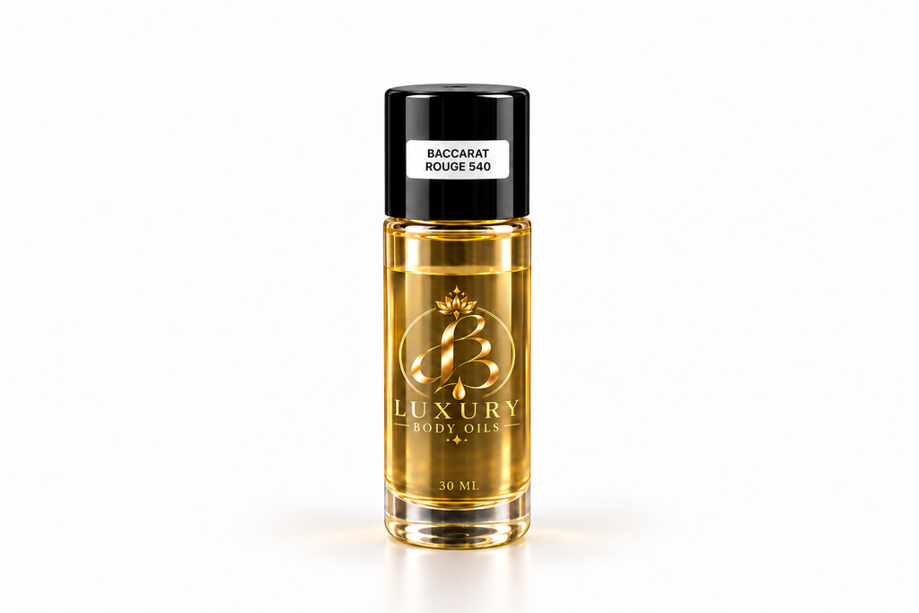 Baccarat Rouge 540 inspired body oil, 30 mL rollerball
