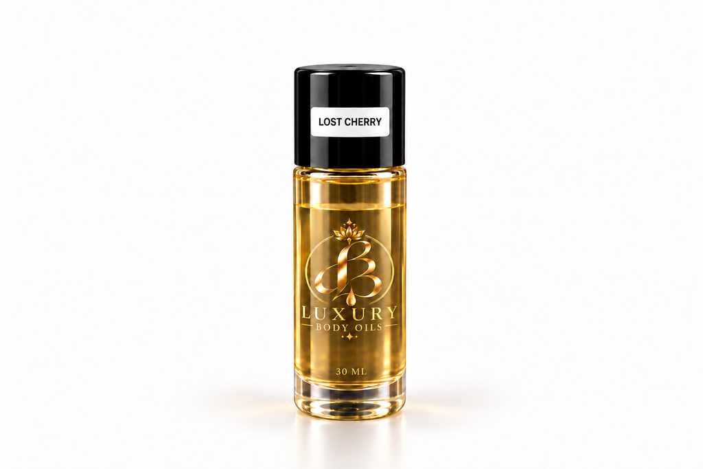 Lost Cherry inspired body oil, 30 mL rollerball