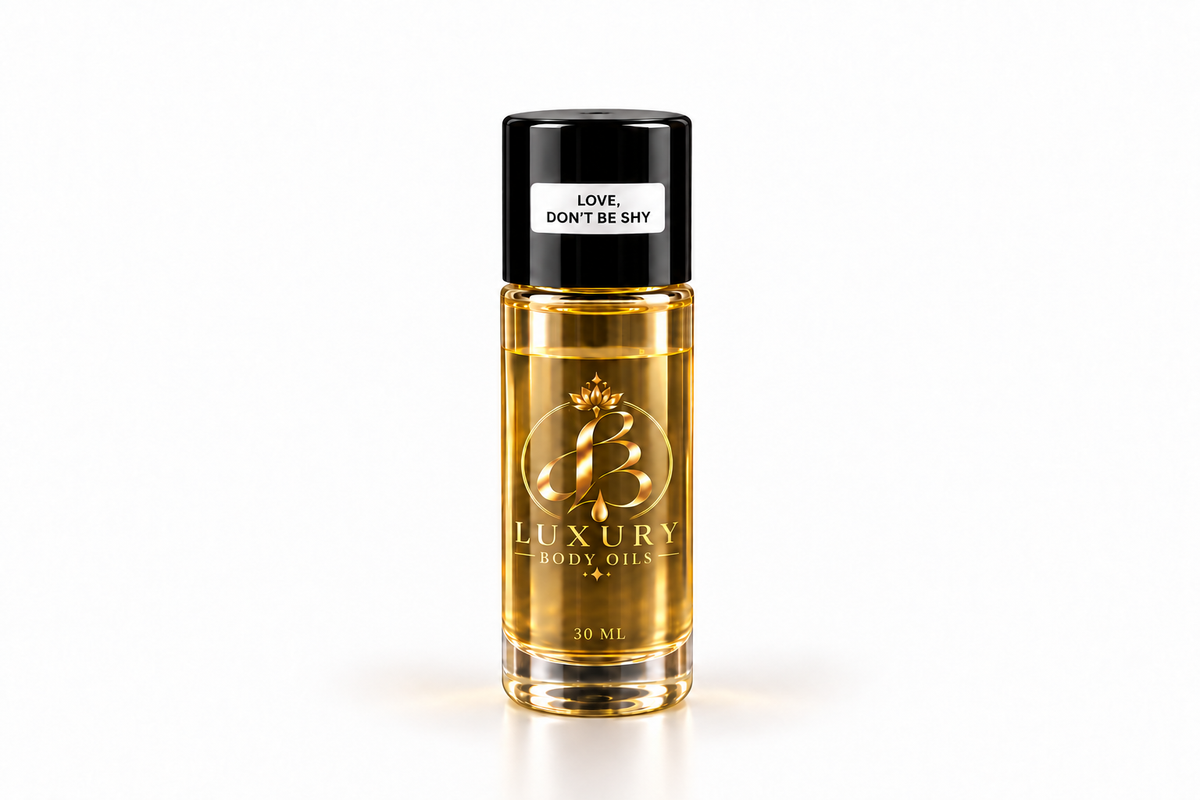 Love, Don't Be Shy inspired body oil, 30 mL rollerball