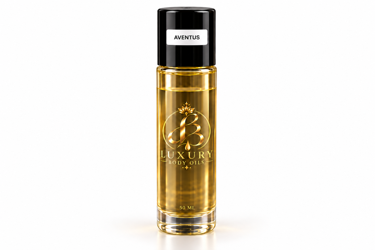 Aventus inspired body oil, 50 mL clean bottle