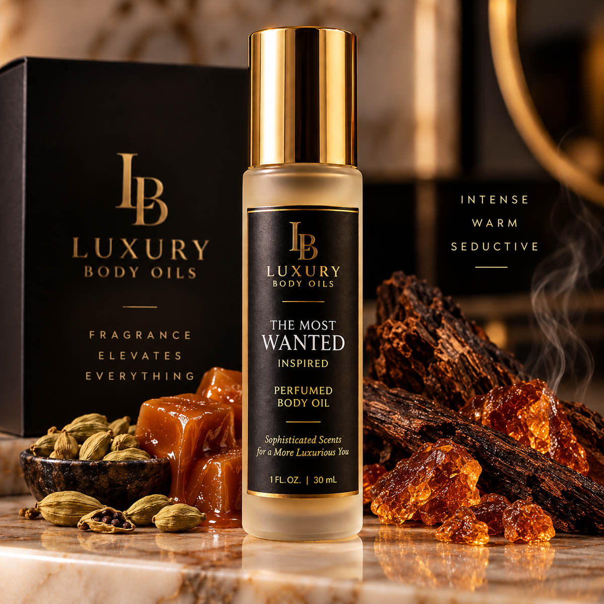 Azzaro The Most Wanted Inspired Perfumed Body Oil