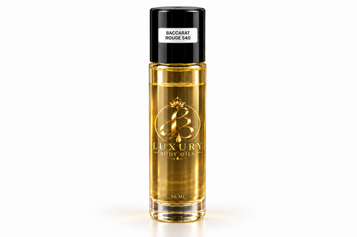 Baccarat Rouge 540 inspired body oil, 50 mL clean bottle