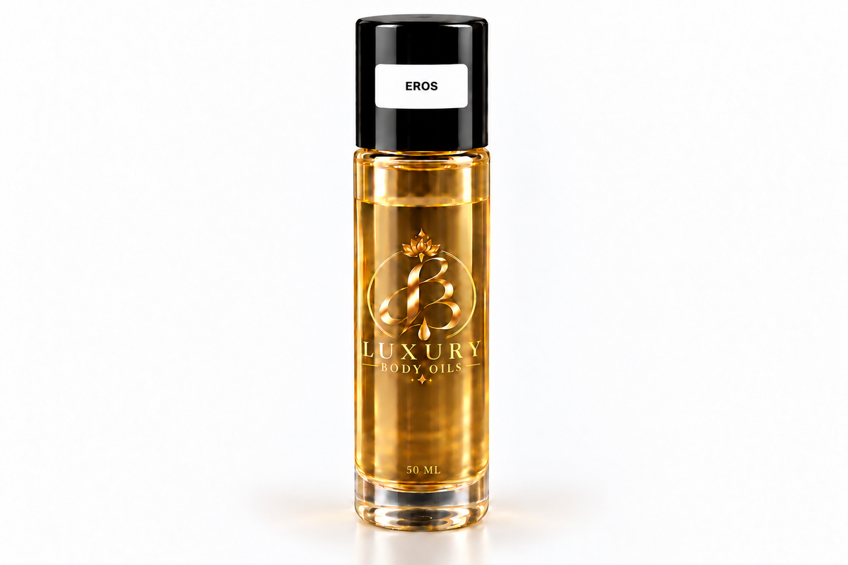 Eros inspired body oil, 50 mL clean bottle