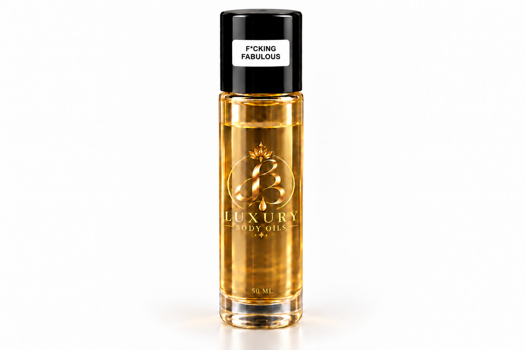 F*cking Fabulous inspired body oil, 50 mL clean bottle