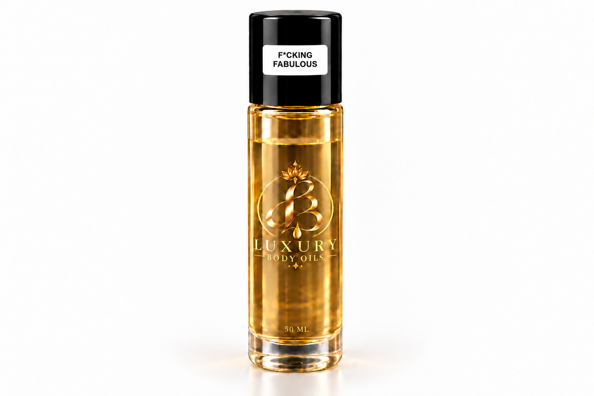 F*cking Fabulous inspired body oil, 50 mL clean bottle