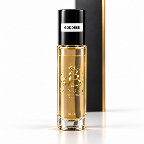 Goddess inspired Luxury Body Oils, 30 mL clear glass rollerball bottle