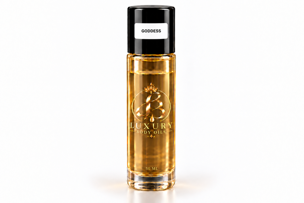 Goddess inspired body oil, 50 mL clean bottle