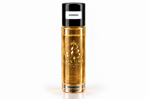 Goddess inspired body oil, 50 mL clean bottle