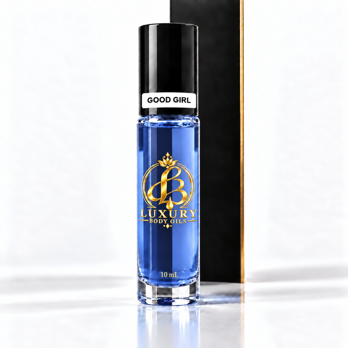Carolina Herrera Good Girl inspired Luxury Body Oils, 10 mL capped front view