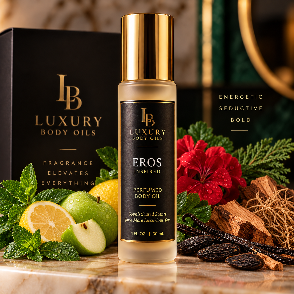 Versace Eros Inspired Perfumed Body Oil