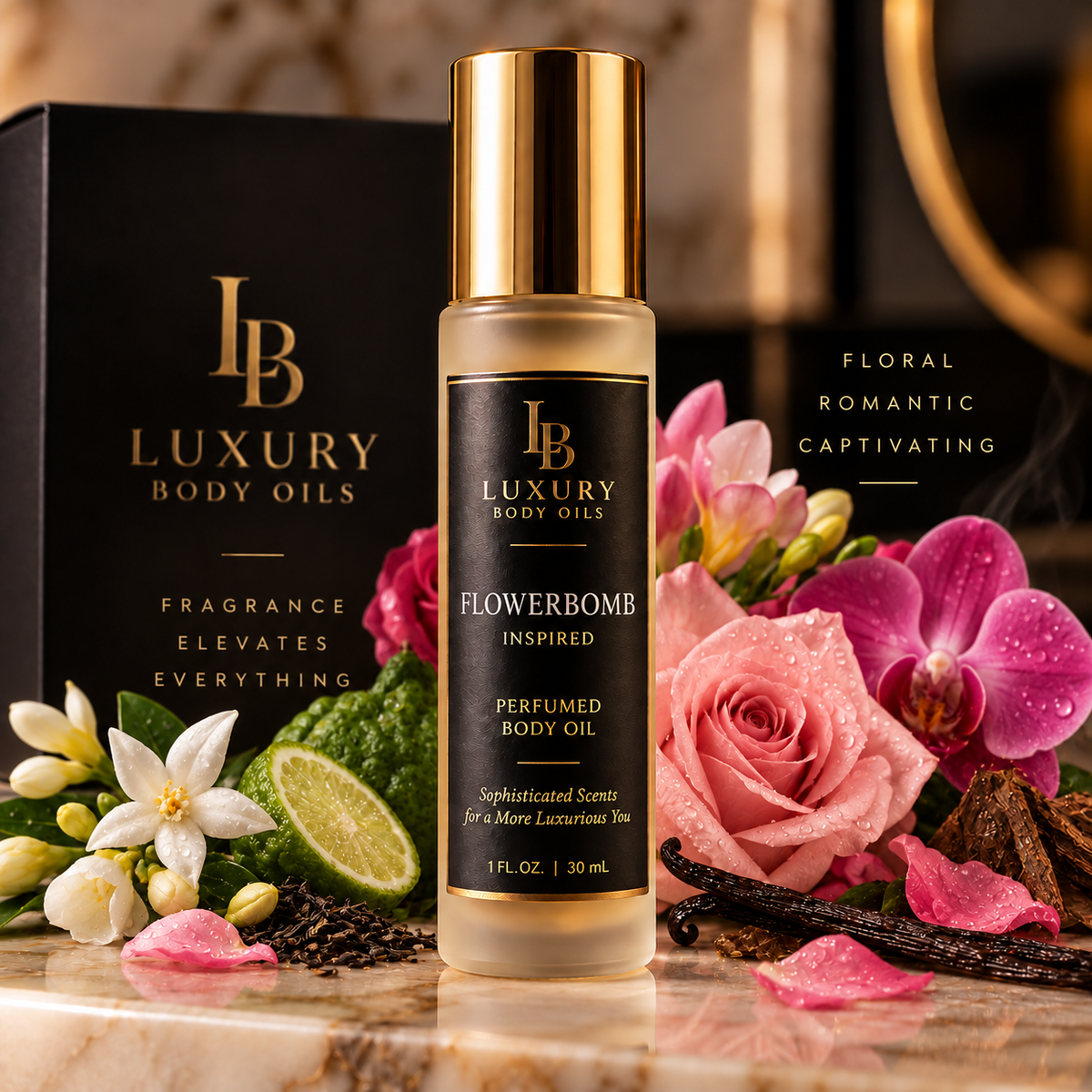 Viktor&Rolf Flowerbomb Inspired Perfumed Body Oil